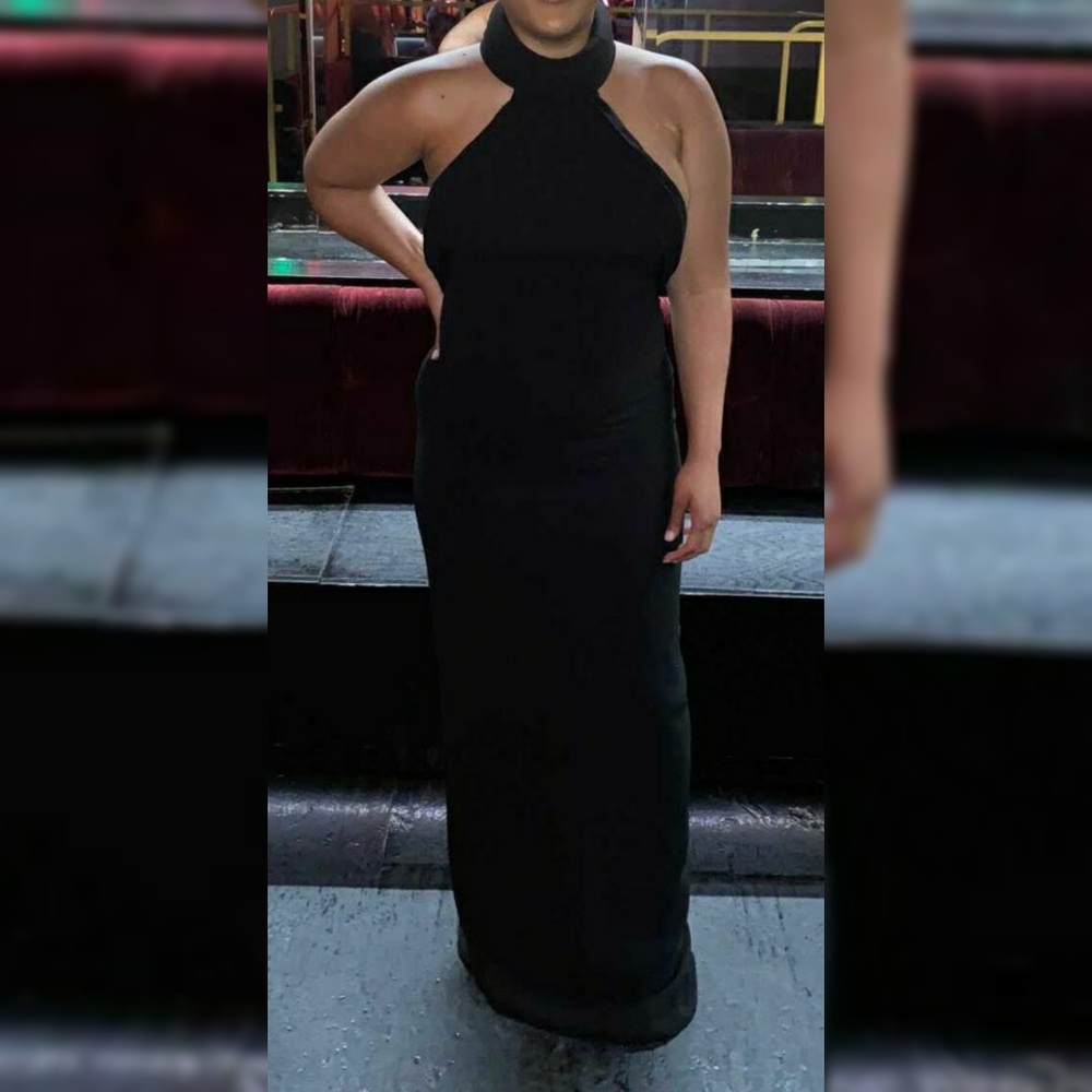 Brandon Maxwell Black Gown